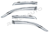 Chrome Window Visors / Wind Deflectors for Silverado & Sierra (2014–2018)