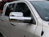 Razer Auto Triple Chrome Towing Mirror Arm Cover ONLY 1 Pair for 10-15 Dodge RAM TRUCK 1500, 10-15 Dodge RAM TRUCK 2500,3500,HD