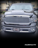 Razer Auto All Chrome Mesh Grille w/Rivet Complete Factory Replacement Grille w/Shell (Chrome) for 2013-2016 Dodge RAM 1500