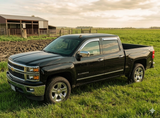 Chrome Window Visors / Wind Deflectors for Silverado & Sierra (2014–2018)