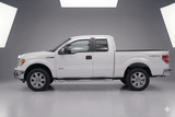 Triple Chrome Window Visors (4pc Set) – 2009–2014 Ford F-150 Extended Cab